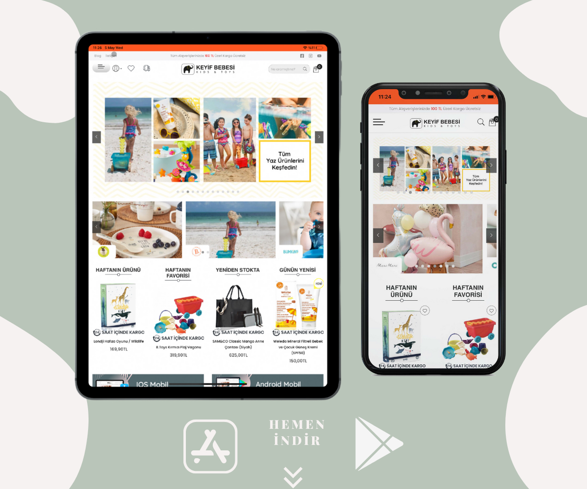Keyif Bebesi Mobil Uygulama Yayında